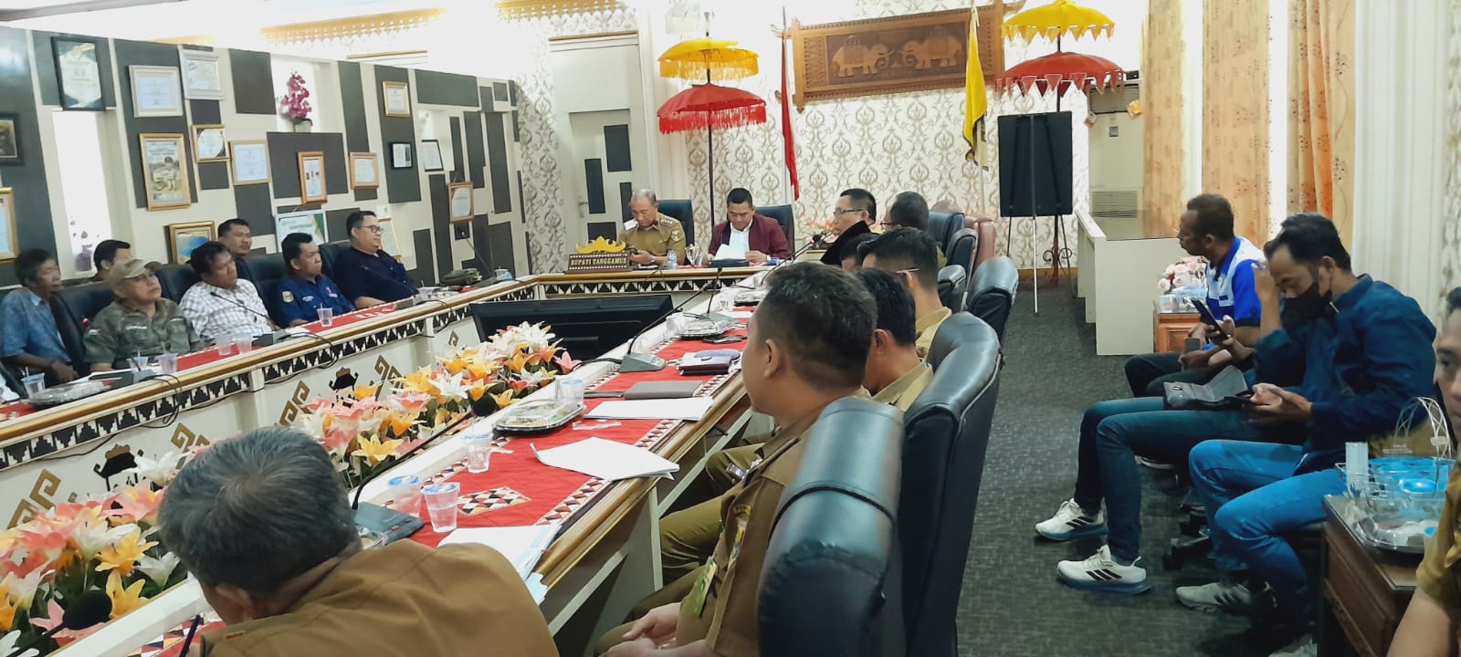 Pemkab Tanggamus Terima Audensi dan Tuntutan Sekber Wartawan Tanggamus