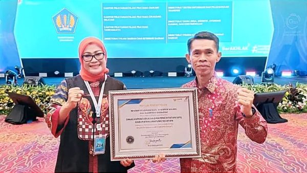 Disdukcapil Lamsel menjadi Satu-satunya di Provinsi Lampung Meraih Predikat WBK