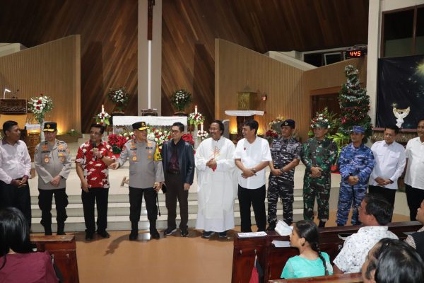 Malam Natal di Lampung terpantau Kondusif, Kapolda: Berkat Semua Pihak