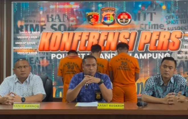 Tiga Pelaku Pembacokan Pelajar SMP di Bandar Lampung Ditangkap, Masih Sebaya Korban