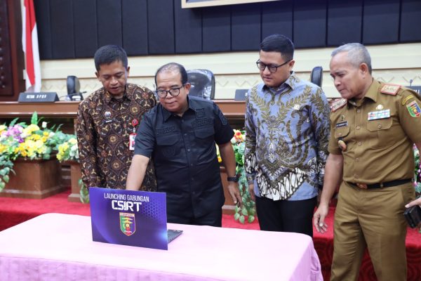 Pj. Gubernur Samsudin Luncurkan Tim Respons Insiden Keamanan Komputer untuk 6 kabupaten