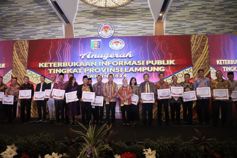 Badan Publik Harus Up To Date Informasi Publik, Ini Daftar Penerima Anugerah KIP Lampung 2024