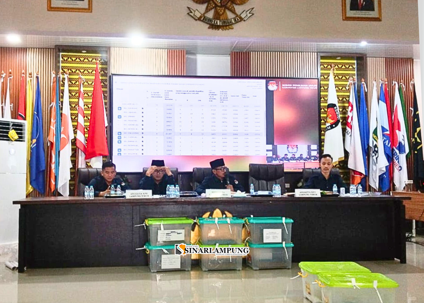 KPU Tetapkan Ela – Azwar Pemenang Pilkada Lampung Timur 2024