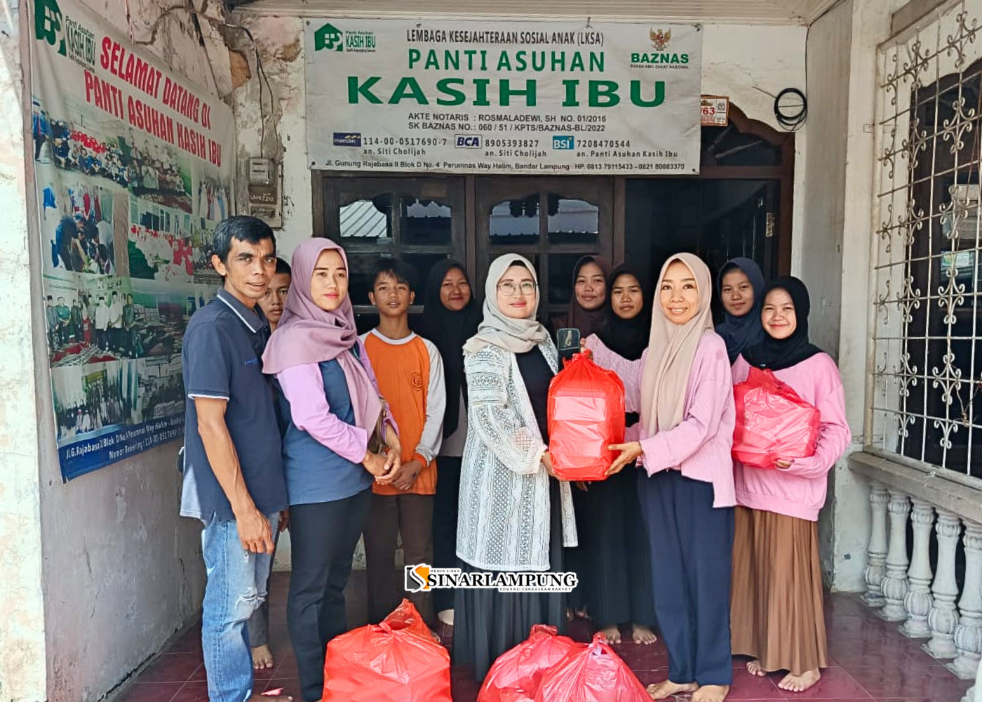JMSI Lampung Peduli Berbagi di Panti Asuhan Kasih Ibu
