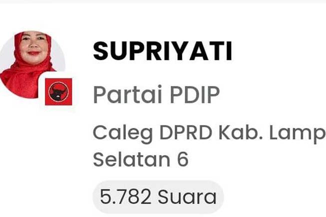 PAW Supriyati di DPRD Lampung Selatan Tunggu Ingkrah?
