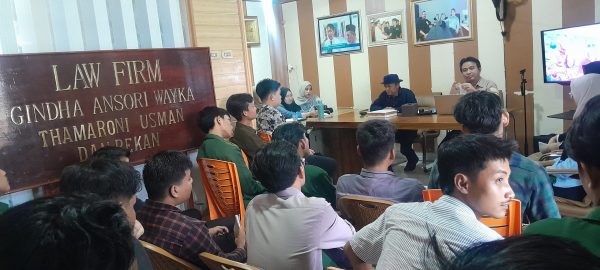 Law Office Gindha Ansori Wayka Sambut 21 Mahasiswa Magang UIN RIL