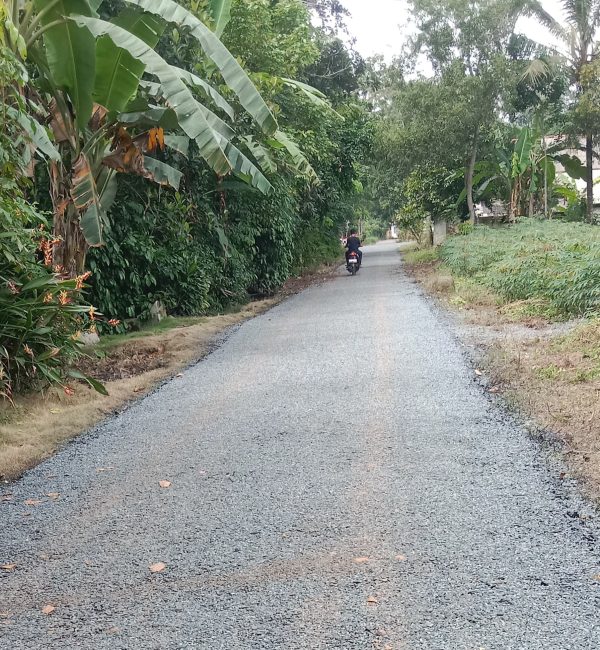 Masyarakat Dukung Pembangunan Jalan Lingkungan Tirta Makmur Tubaba