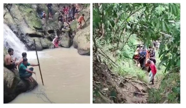 Terpeleset saat Mancing, Santri Ponpes Sunan Ampel Denta Natar Innalillahi!