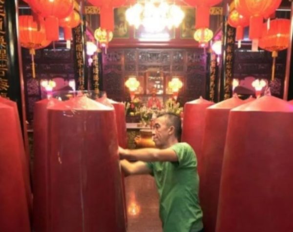 Sterilisasi Vihara oleh Tim Jibom Polda Lampung Jelang Tahun Baru Imlek 2576 Kongzili