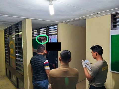 Kasi Umum Polsek Harian Ditemukan Tewas Tergantung Pake Bendera Merah Putih di Ruang Kerja