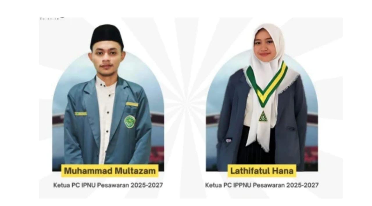 Muhammad Multazam dan Lathifatul Hana Pimpin IPNU-IPPNU Pesawaran 2025-2027, Tekankan Soliditas dan Kaderisasi