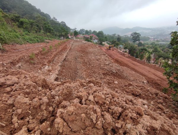 Sebuah Taman Dibangun di Kawasan Zona Resapan di Campang Jaya Sukabumi