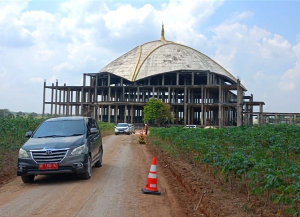 Habiskan Rp36 Miliar Masjid Al Hijrah Kotabaru Hanya Jadi Kerangka?