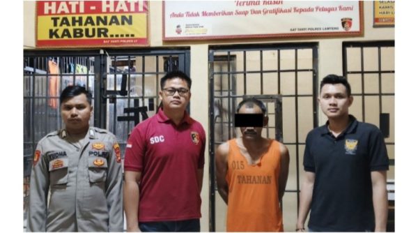 Pembacok Mantan Kakam Bumiratu Lampung Tengah Ditangkap di Metro