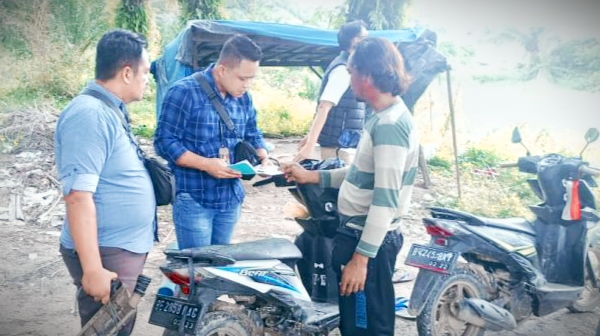 Polres Lampung Timur Gerebek Tambang Pasir Ilegal di Waway Karya