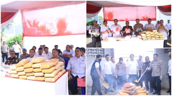 Polda Lampung Musnahkan Narkotika Senilai Rp10,7 Miliar