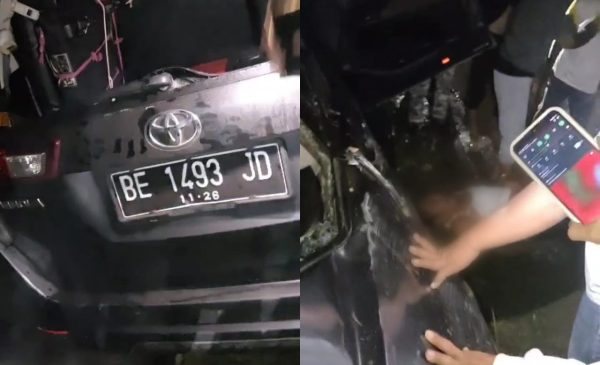 Innova Reborn Kades Diduga Tabrak Lari dan Diteriaki Maling Kepala Pekon Way Manak Safrudin di Massa di Pringsewu