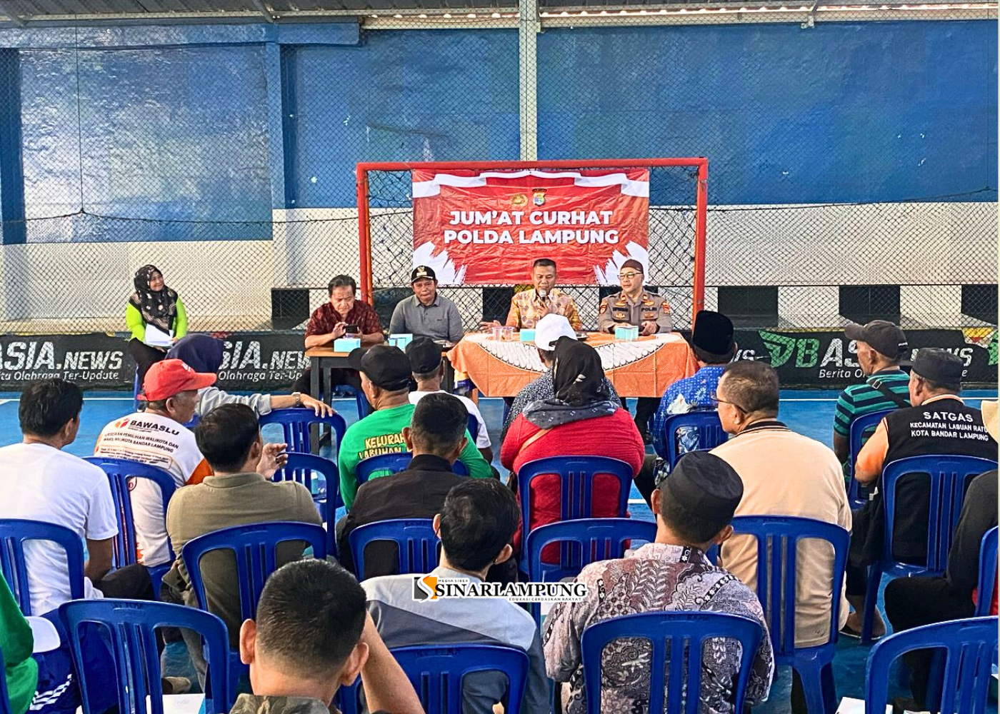 Tampung Aspirasi Warga, Dit Intelkam Polda Lampung Gelar Jumat Curhat