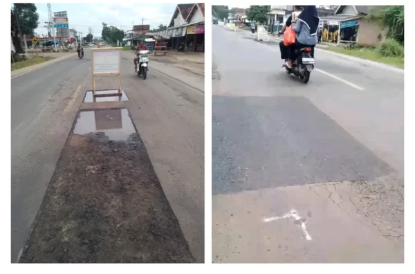 Perbaikan Jalan Ir Sutami Simpang Sribawono-PJR Asal Tambal?