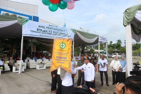 Pemprov Lampung Ajak Semua Stakeholder Tingkatkan Budaya Bulan K3 untuk Menurunkan Angka Kecelakaan Kerja di Provinsi Lampung
