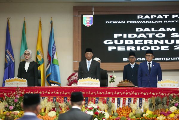 Pidato Perdana pada Rapat Paripurna DPRD, Mirza Mohon Restu ke Masyarakat Lampung