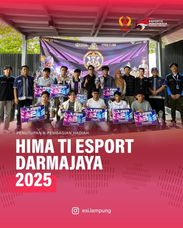ESI Lampung Dukung Penuh IT Esports Hima TI Darmajaya ke-5