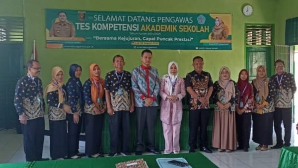 Kantor Cabang Wilayah IV Dinas Pendidikan Lampung Monitoring Ujian Sekolah, Pengambilan Ijazah Capai 90 Persen