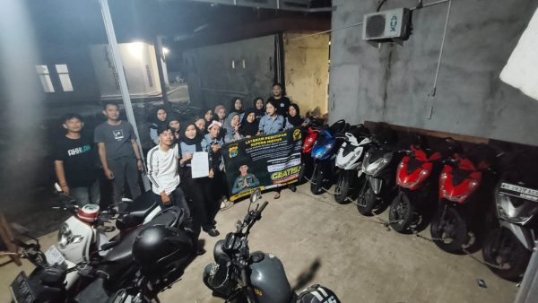 Polres Tulang Bawang Terima Titipan Belasan Motor Pemudik