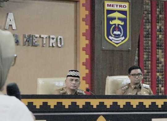 Matangkan Program Kerja Walikota Metro Kumpulkan OPD Camat Hingga Lurah