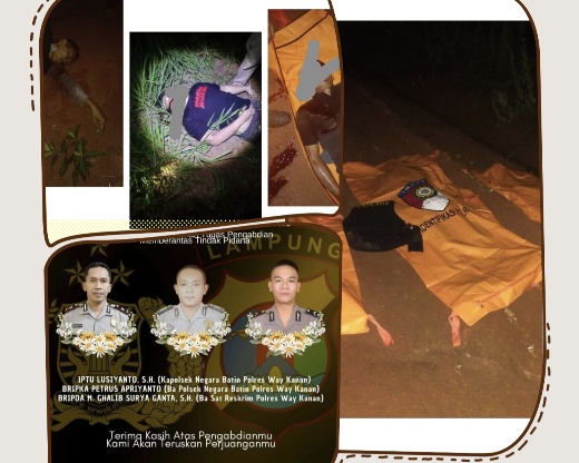 Kapolsek Negara Batin dan Dua Anggota Resrim Polres Way Kanan Tewas Baku Tembak di Arena Sabung Ayam Milik Oknum TNI