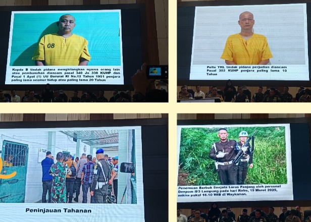 POMAD Tetapkan Lubis dan Basyar Tersangka Polda Lampung Tambah Satu Polisi