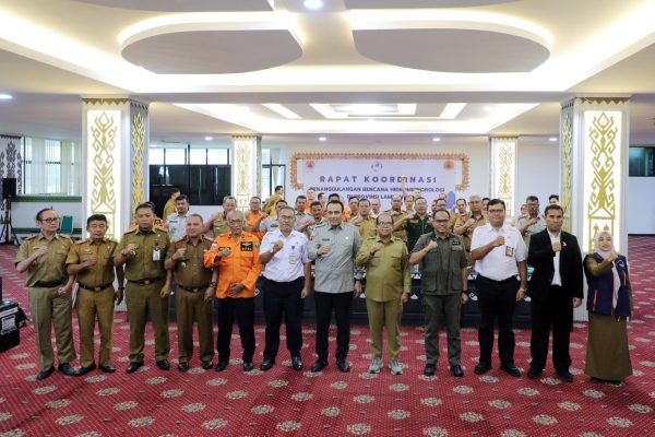 Samsudin Buka Rakor Penanganan Darurat Bencana Hidrometeorologi Antisipasi Terjadinya Banjir di 6 Kabupaten/Kota di Lampung