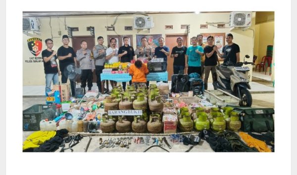 Kerap beraksi di 3 Kabupaten, Pencuri Tabung Melon Terciduk di Tulang Bawang