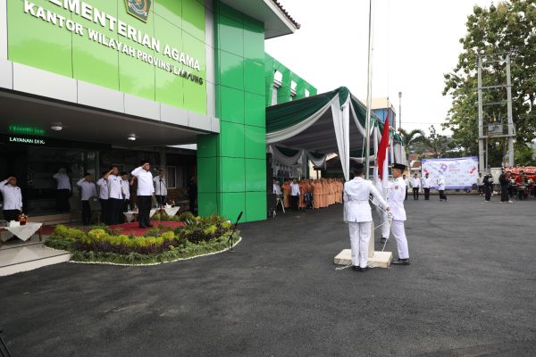 Jadi Pembina Upacara Hari Amal Bakti Kemenag ke-79, Pj. Gubernur Samsudin Sampaikan Amanat Menteri Agama