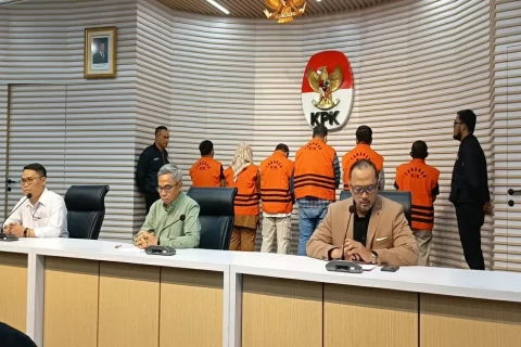 Dua Pengusaha Asal Lampung Tengah M Fauzi dan Ahmad Sugeng Santoso Terjaring OTT KPK di OKU Jadi Tersangka, Fee Proyek 20 Persen Dari Nilai Proyek Rp35 miliar 