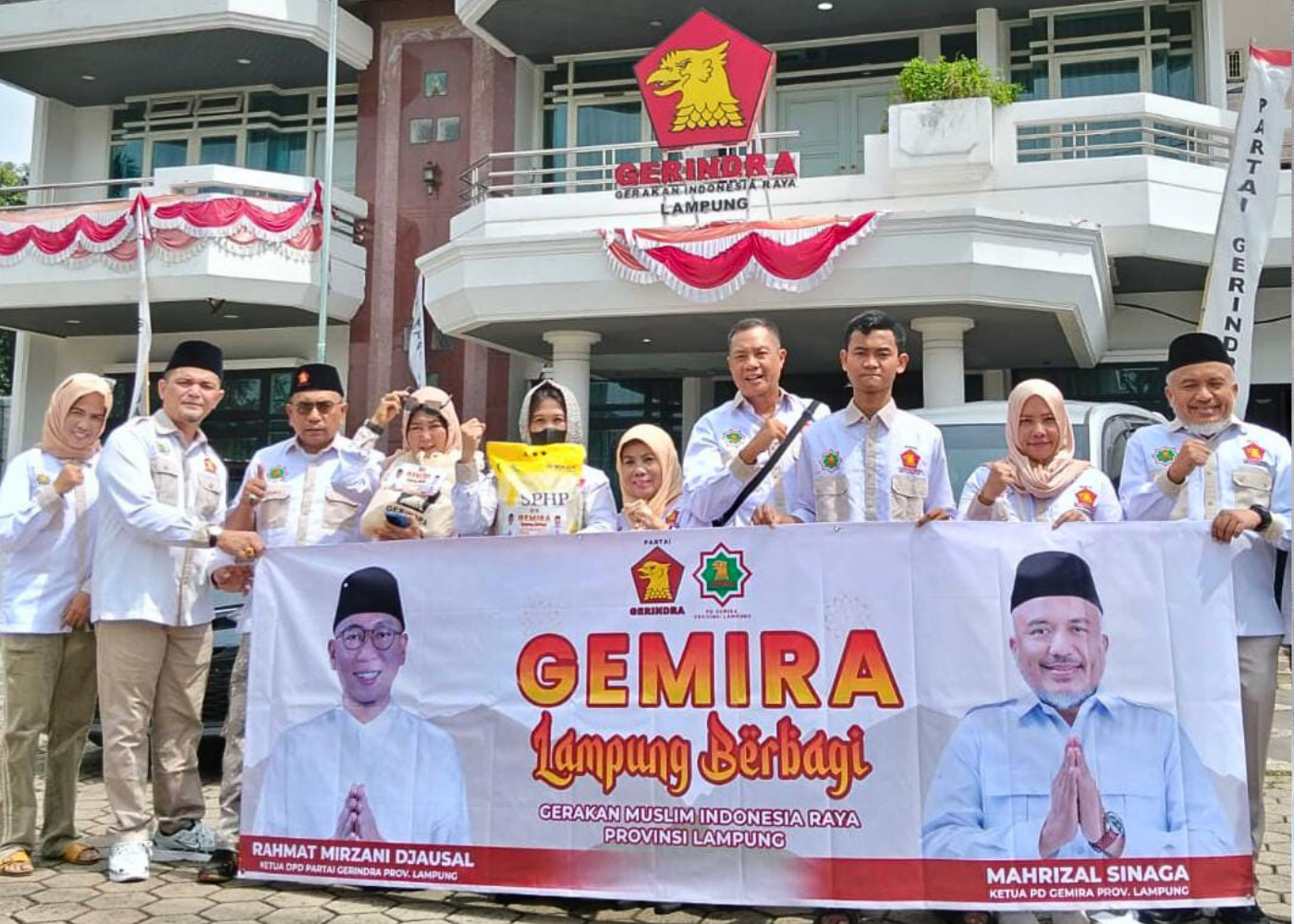 Momen Ramadhan 2025, Gemira Lampung Berbagi Sembako