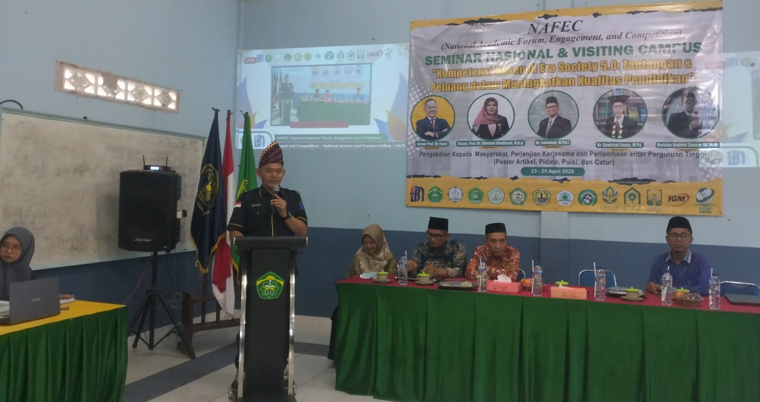 STEBI Tanggamus Ikuti Seminar Nasional dan Visiting Campus, Bahas Kompetensi Dosen di Era Society 5.0