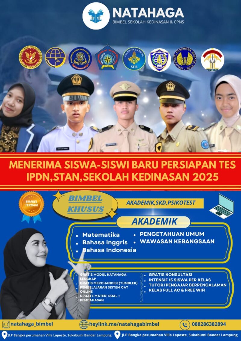 Mau Lolos Sekolah Kedinasan dan CPNS 2025? Gabung NATAHAGA Sekarang!