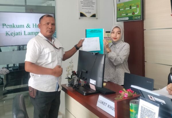 Pematank Laporkan 4 Proyek Bermasalah DPUPR Tanggamus ke Kejati