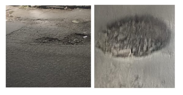 Baru Sebulan Diperbaiki, Jalan Cadika-Sayar Kota Serang Kembali Berlubang