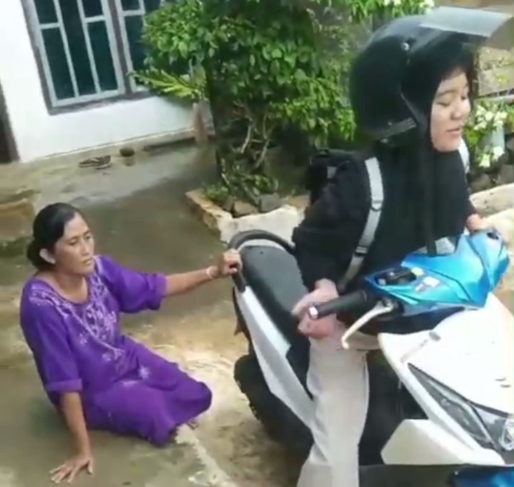 AROGAN! Diduga Rampas Motor Nasabah, Oknum BTPN Syariah Beraksi Bak Preman di Tanggamus