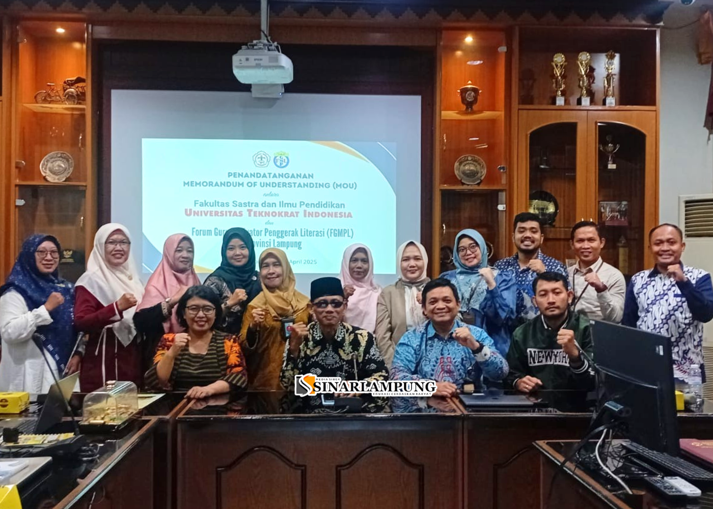 FGMPL Lampung Teken MoU dengan Universitas Teknokrat Indonesia