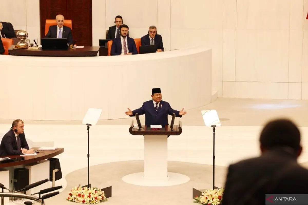 Pidato Prabowo di Turki