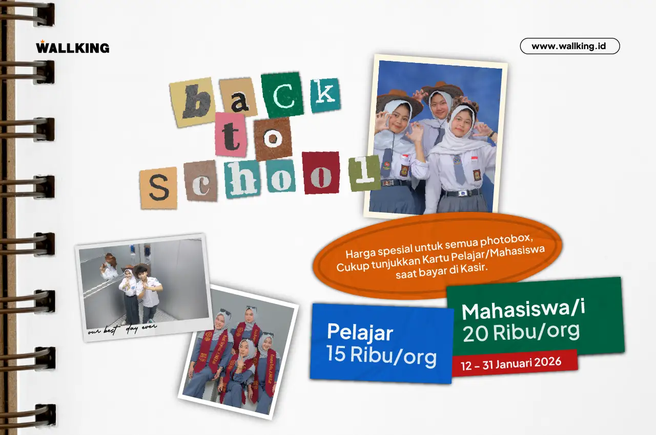  Promo Spesial Pelajar & Mahasiswa di Wallking Studio Balik Lagi!
