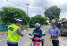 Hari Kedua Ops Keselamatan Rinjani 2026, Satlantas Lombok Utara Kedepankan Teguran Humanis