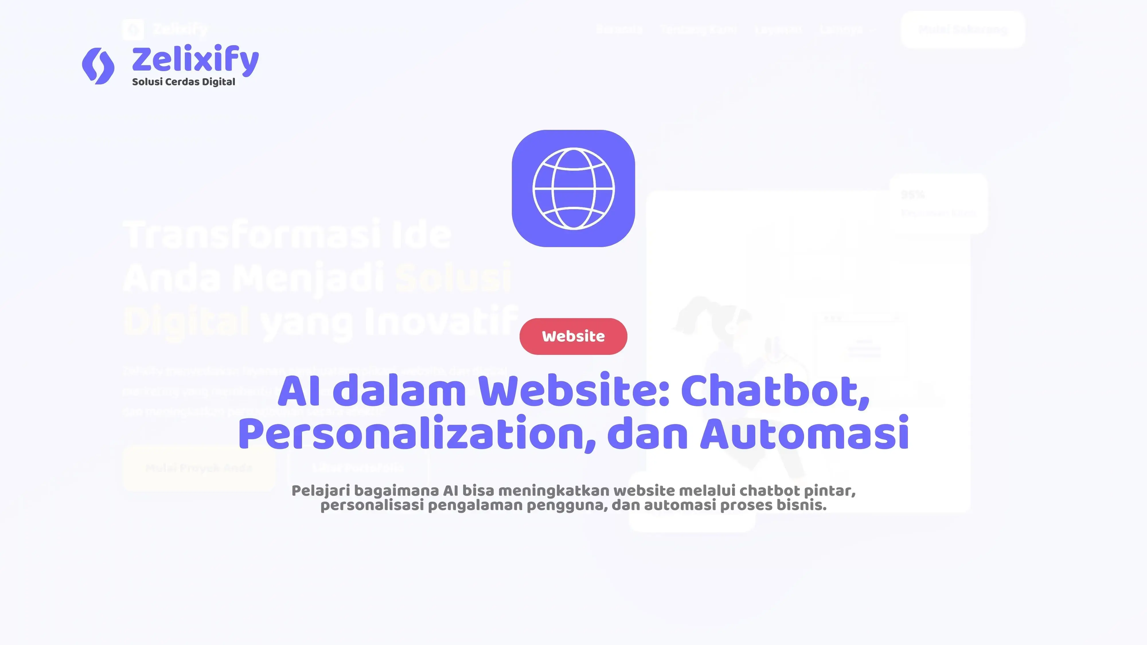 AI dalam Website: Chatbot, Personalization, dan Automasi