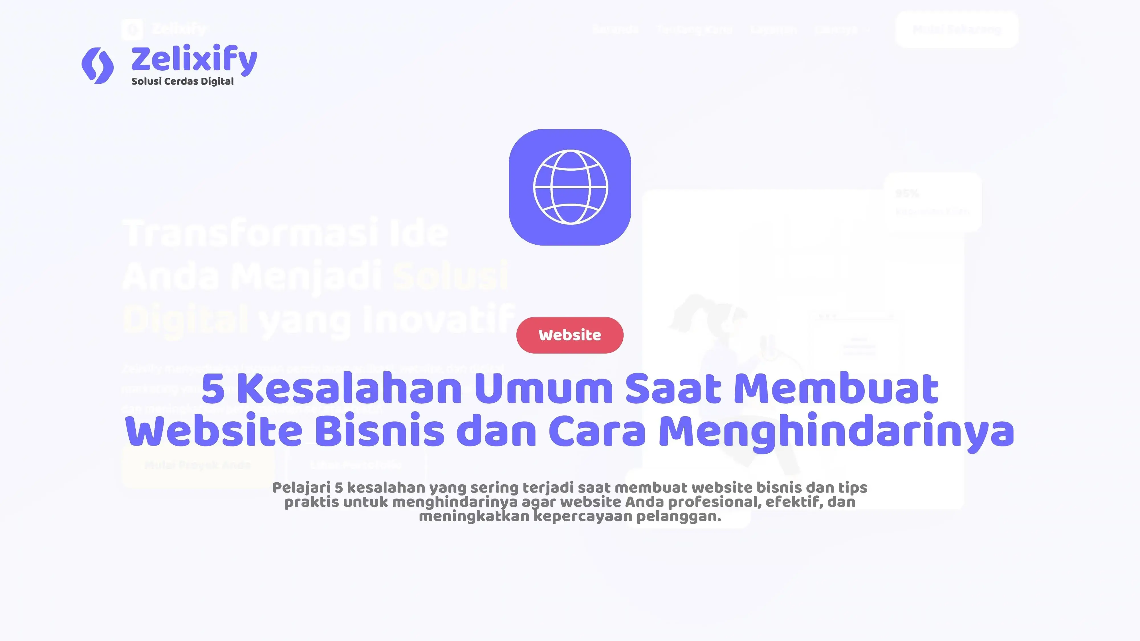 5 Kesalahan Umum Saat Membuat Website Bisnis dan Cara Menghindarinya