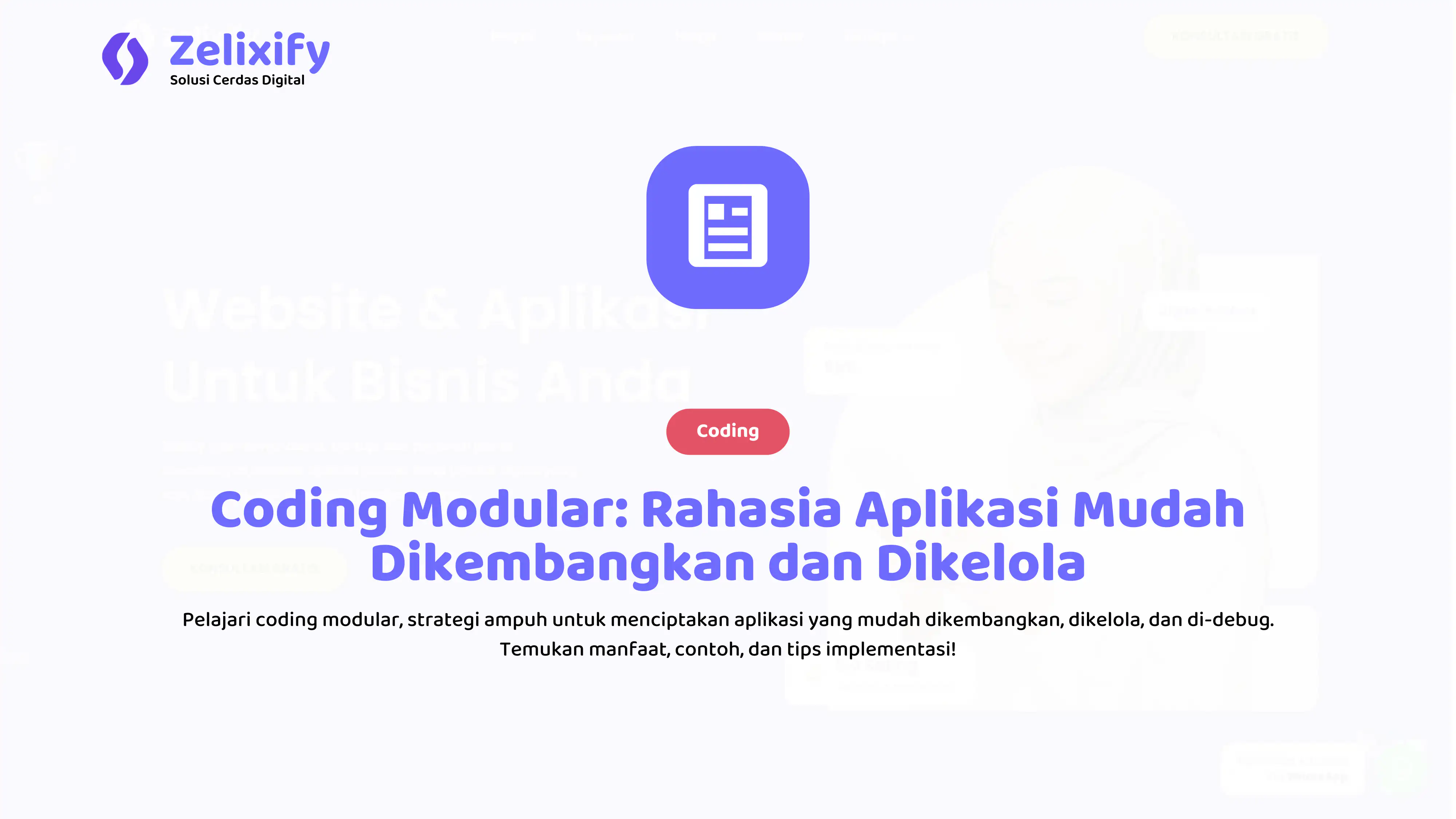 Coding Modular: Rahasia Aplikasi Mudah Dikembangkan dan Dikelola