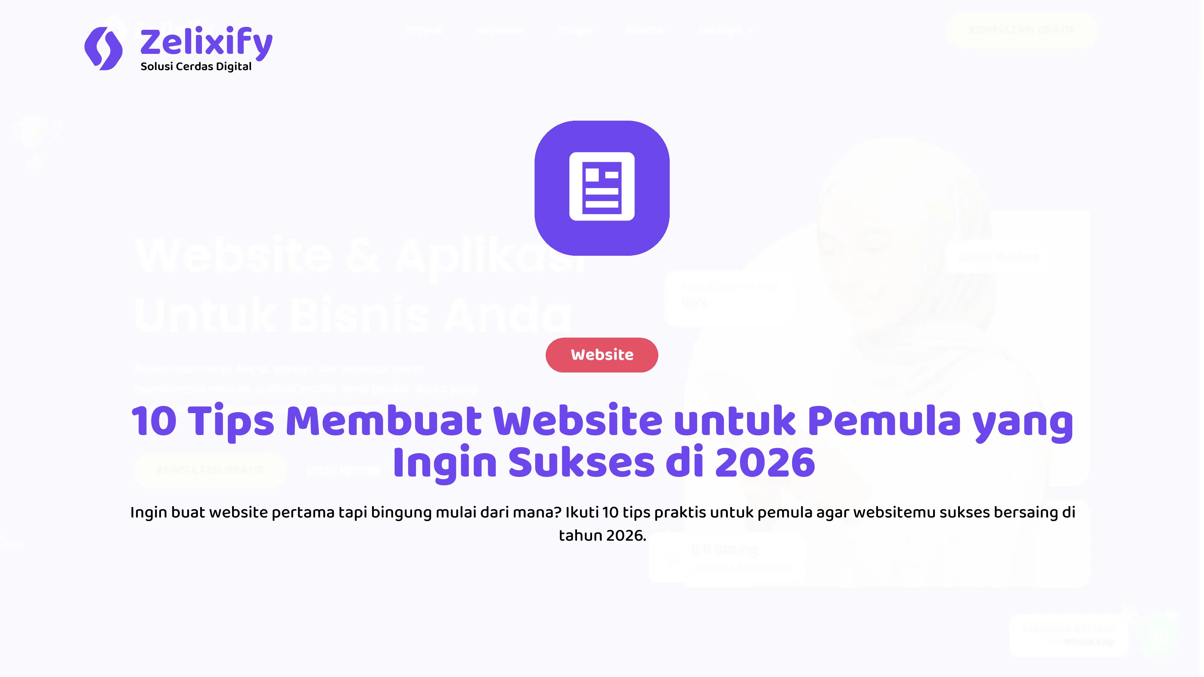 10 Tips Membuat Website untuk Pemula yang Ingin Sukses di 2026