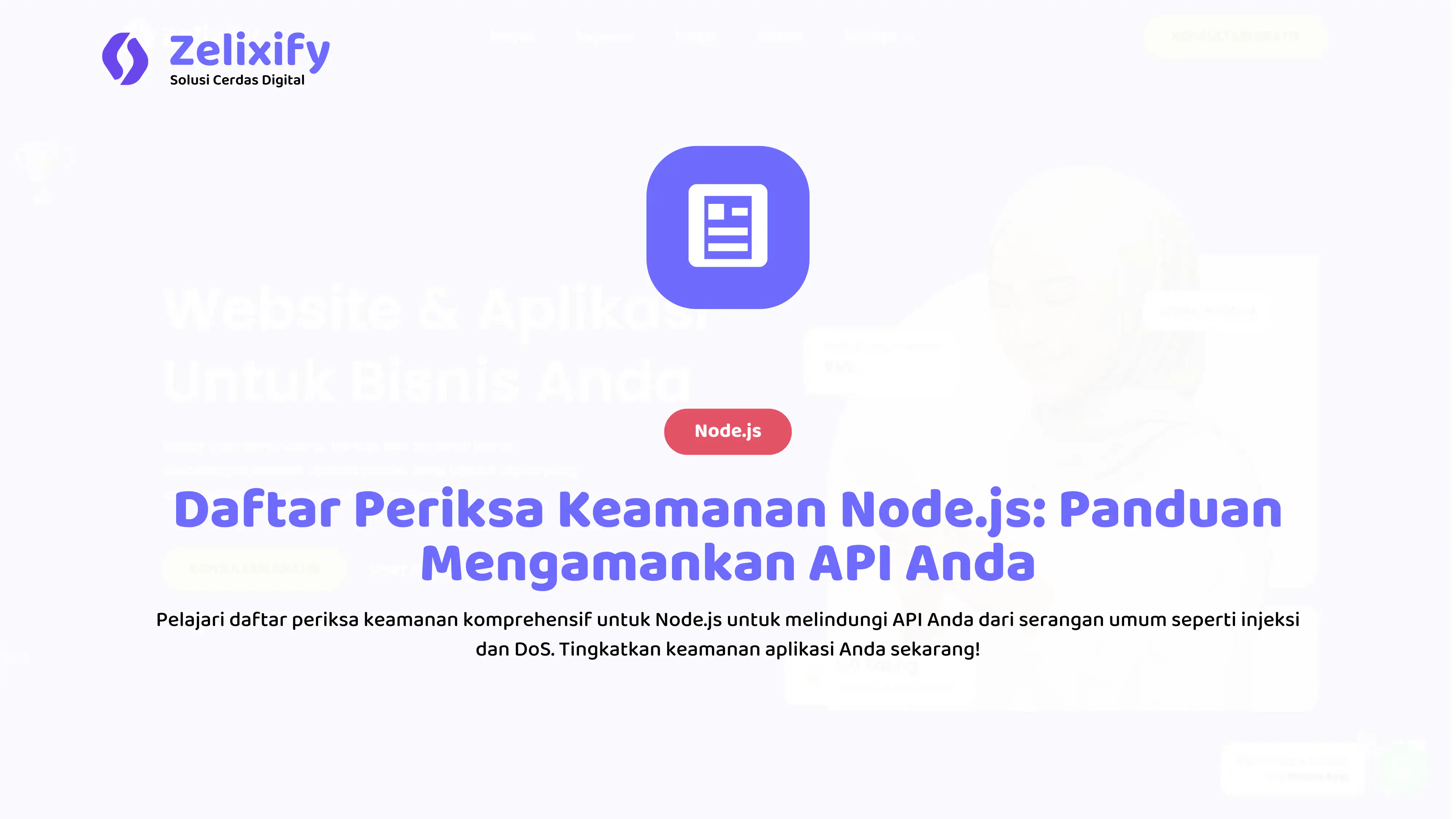 Daftar Periksa Keamanan Node.js: Panduan Mengamankan API Anda